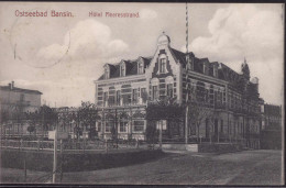 Gest. O-2253 Bansin Hotel Meeresstrand 1913 - Usedom