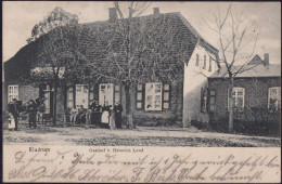 Gest. O-2851 Kladrum Gasthaus Heibrich Lend 1905, Mittelriß 4 Cm - Parchim