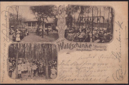 Gest. O-3104 Biederitz Gasthaus Waldschänke 1902 - Magdeburg