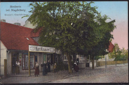 Gest. O-3104 Biederitz Warenhandlung Knauer 1928 - Magdeburg