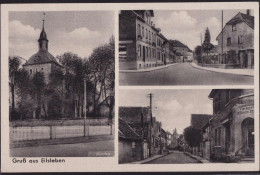 Gest. O-3220 Eilsleben Straßenpartie 1957 - Lutherstadt Eisleben