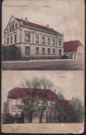 Gest. O-3231 Neuwegersleben Domäne 1915, Briefmarke Entfernt, Ecken Best. - Oschersleben