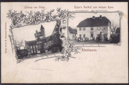 Gest. O-3241 Altenhausen Hippes Gasthaus Zum Weissen Ross 1903 - Haldensleben