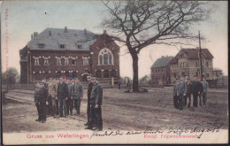 Gest. O-3243 Weferlingen Präparandenanstalt, Soldatenpost 1905 - Haldensleben