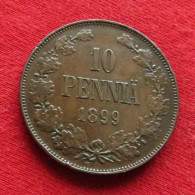 Finland 10 Penni 1899  Finlande Finlanda Finlandia  #1 W ºº - Finland