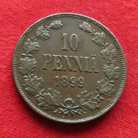Finland 10 Penni 1899  Finlande Finlanda Finlandia  #2 W ºº - Finlande