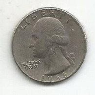 U.S.A. QUARTER DOLLAR 1966 - 1932-1998: Washington