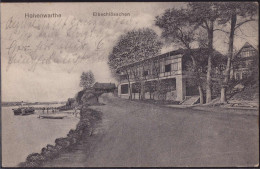 Gest. O-3271 Hohenwarthe Lostau Gasthaus Elbschlößchen 1923 - Burg