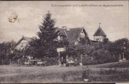 Gest. O-3271 Magdeburgerforth Landforsthaus 1918 - Burg