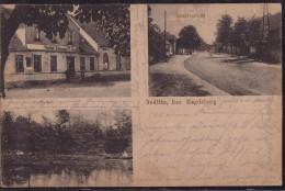 Gest. O-3271 Nedlitz Gasthaus Zum Eichbaum 1921 - Burg