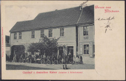 Gest. O-3272 Möckern Gasthaus Zum Deutschen Kaiser 1902 - Burg