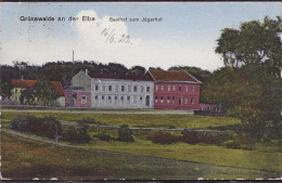 Gest. O-3301 Grünewalde Gasthaus Zum Jägerhof 1922 - Schönebeck (Elbe)