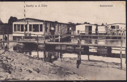 Gest. O-3302 Barby Badeanstalt 1921 - Schoenebeck (Elbe)