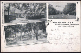 Gest. O-3304 Gommern Gasthaus Schützenhaus 1909 - Schoenebeck (Elbe)