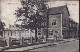 Gest. O-3310 Calbe Gasthaus Schützenhaus1932, Briefmarke Beschädigt - Schönebeck (Elbe)