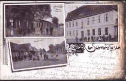 Gest. O-3511 Schwarzlosen Gasthaus Zum Altmärkischen Hause Dorfstraße Rittergut 1901, Etwas Best. - Tangerhütte