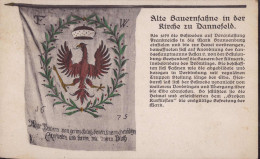 Gest. O-3571 Dannefeld Alte Bauernfahne In Der Kirche, Briefmarke Enfternt - Gardelegen