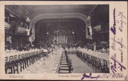 Gest. O-3600 Halberstadt Prunksaal Stadtparkrestaurant 1906, Briefmarke Entfernt - Halberstadt