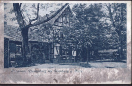 Gest. O-3705 Ilsenburg Gasthaus Forsthaus Plessenburg 1909 - Wernigerode