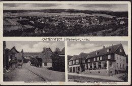 Gest. O-37121 Cattenstedt Gasthaus Deutsches Haus Cigarrenhaus Ohlmeyer, Feldpost 1940, Min. Best. - Blankenburg