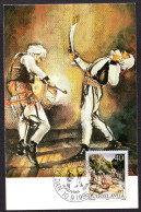 Yugoslavia 1986 - Rugovo Folk Dance - Kosovo - Maximum Card - Storia Postale