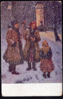 Česká Republika - Christmas - Family Enjoying Snow - Šťastné Vánoce - Dessins D'enfants