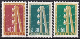 Portugal 1955 Sc 813-5 Mundifil 815-7 Set MH* Heavy Hinging - Neufs