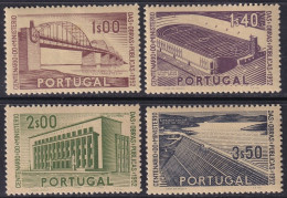 Portugal 1952 Sc 757-60 Mundifil 755-8 Set MH* Some Heavy Hinging - Unused Stamps