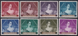 Portugal 1953 Sc 784-91 Mundifil 786-93 Set MH* - Unused Stamps