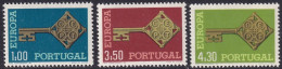 Portugal 1968 Sc 1019-21 Mundifil 1022-4 Set MNH** - Unused Stamps