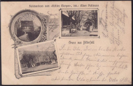 Gest. O-4400 Bitterfeld Gasthaus Schützenhaus Kühlen Morgen 1905 - Bitterfeld