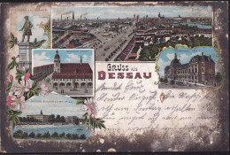 Gest. O-4500 Dessau Div. Motive 1900, Min. Best. - Dessau