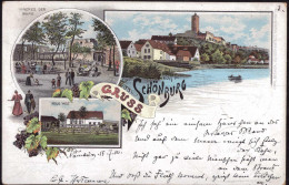 Delcampe - Gest. O-4800 Naumburg Schönburg Neue Welt 1900 - Weissenfels