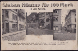 * O-5800 Gotha Sieben Häuser Für 100 Mark, EK 3mm Etwas Best. - Gotha