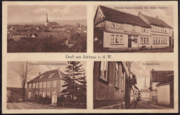 Gest. O-5801 Schönau V D Walde Gasthaus Ullrich Bahnhofstraße Pfarrhaus 1929 - Gotha