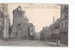 LA FERTE MACE - La Vieille Eglise Et La Rue De La Teinture - Très Bon état - La Ferte Mace