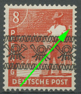 Bizone 1948 Bandaufdruck Mit Fleck Am Rand Rechts 38 Ia Postfrisch - Ungebraucht