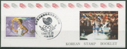 Korea (Süd) 1988 Olympiade Seoul Fackelläufer 1559 MH Postfisch (C30406) - Corée Du Sud