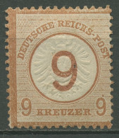 Deutsches Reich 1874 Adler Mit Aufdruck 30 Mit Falz - Unused Stamps