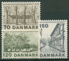 Dänemark 1975 Denkmalschutz Bauwerke 592/94 Postfrisch - Nuevos
