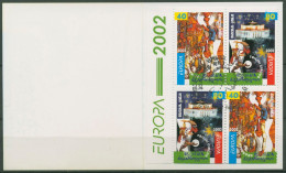 Georgien 2002 Europa CEPT Zirkus Markenheftchen 397/98 MH Gestempelt (C98300) - Georgia