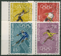 Liechtenstein 1971 Olympia Winterspiele Sapporo 551/54 Gestempelt - Used Stamps