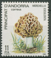 Andorra (span.) 1984 Naturschutz Pilze Morchel 178 Postfrisch - Nuevos