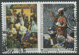 UNO Wien 1993 Seniorenarbeit 141/42 Gestempelt - Used Stamps