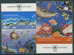 UNO Wien 1992 Umweltschutz Saubere Meere Fische 127/28 Gestempelt - Used Stamps