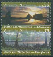 UNO Wien 2003 UNESCO USA Nationalparks 397/98 Postfrisch - Ungebraucht