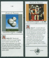 UNO Genf 1993 Erklärung Der Menschenrechte Picasso Gemälde 233/34 Zf Postfrisch - Ongebruikt