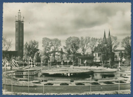 Köln Am Rhein Tanzbrunnen Mit Messeturm, Gelaufen 1956 (AK4426) - Koeln