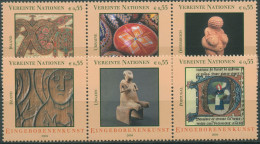 UNO Wien 2004 Eingeborenenkunst 411/16 ZD Blockeinzelmarken Postfrisch - Unused Stamps