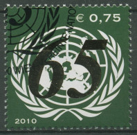 UNO Wien 2010 65 Jahre Vereinte Nationen UNO-Emblem 677 Gestempelt - Used Stamps